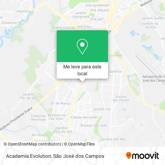 Academia Evolution mapa