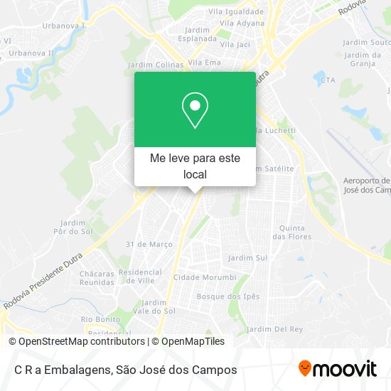 C R a Embalagens mapa