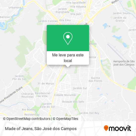 Made of Jeans mapa