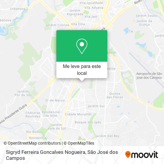 Sigryd Ferreira Goncalves Nogueira mapa