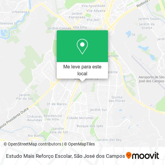 Estudo Mais Reforço Escolar mapa