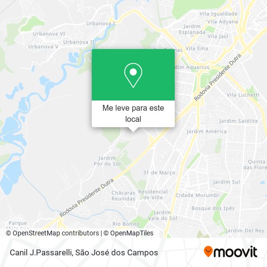 Canil J.Passarelli mapa