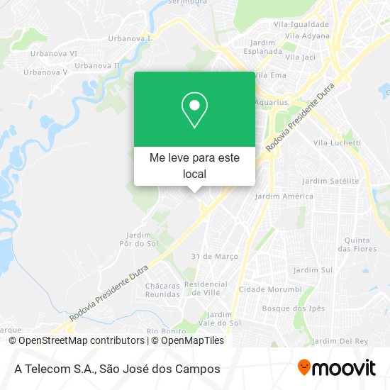 A Telecom S.A. mapa