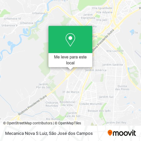 Mecanica Nova S Luiz mapa