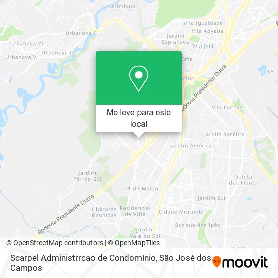 Scarpel Administrrcao de Condomínio mapa