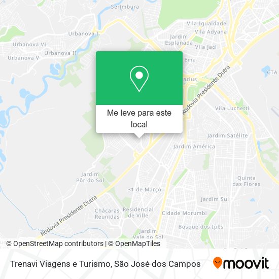 Trenavi Viagens e Turismo mapa