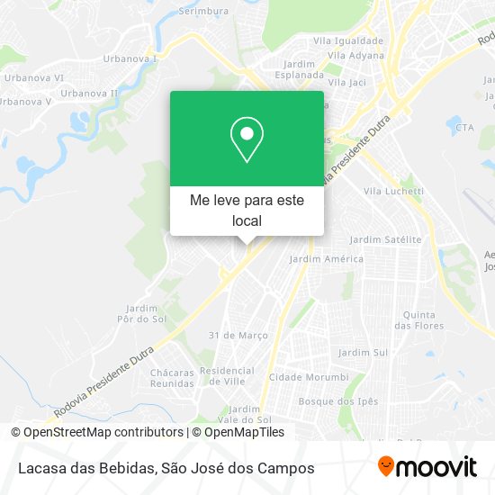 Lacasa das Bebidas mapa