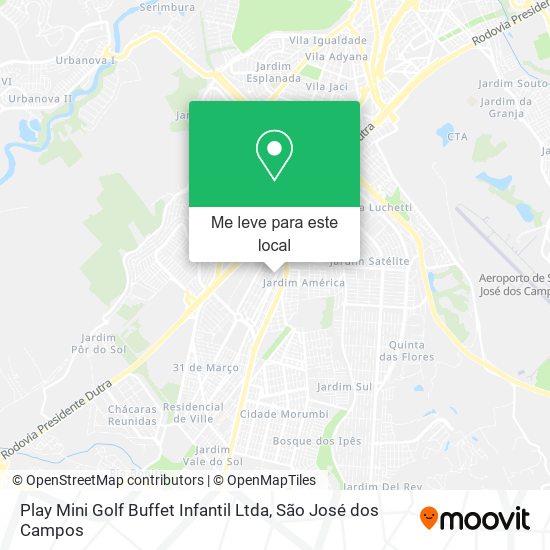 Play Mini Golf Buffet Infantil Ltda mapa