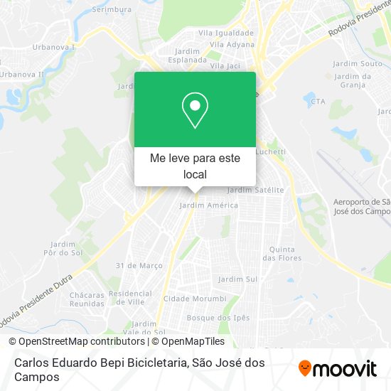 Carlos Eduardo Bepi Bicicletaria mapa