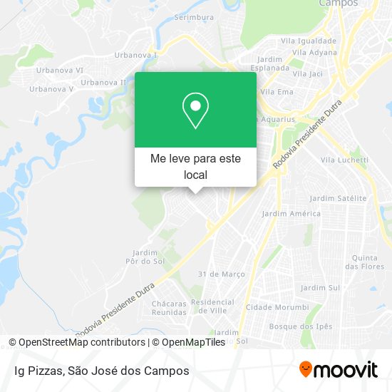 Ig Pizzas mapa