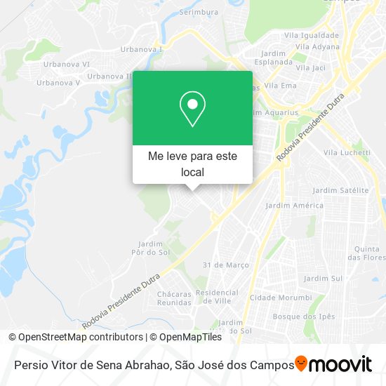 Persio Vitor de Sena Abrahao mapa