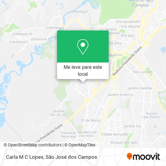 Carla M C Lopes mapa