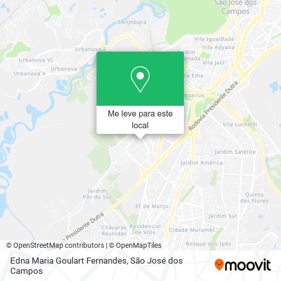 Edna Maria Goulart Fernandes mapa