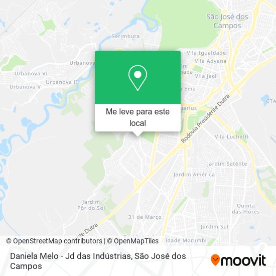 Daniela Melo - Jd das Indústrias mapa