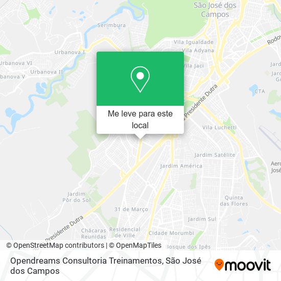 Opendreams Consultoria Treinamentos mapa