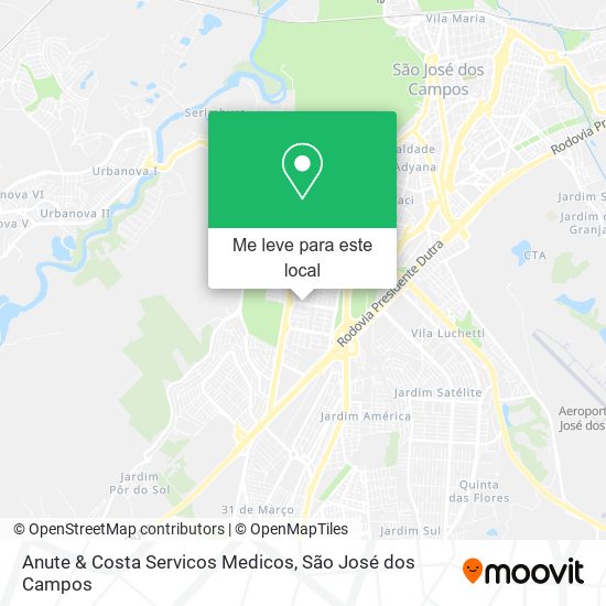 Anute & Costa Servicos Medicos mapa