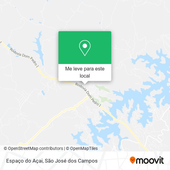 Espaço do Açai mapa