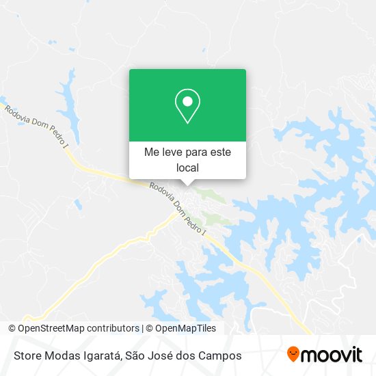 Store Modas Igaratá mapa