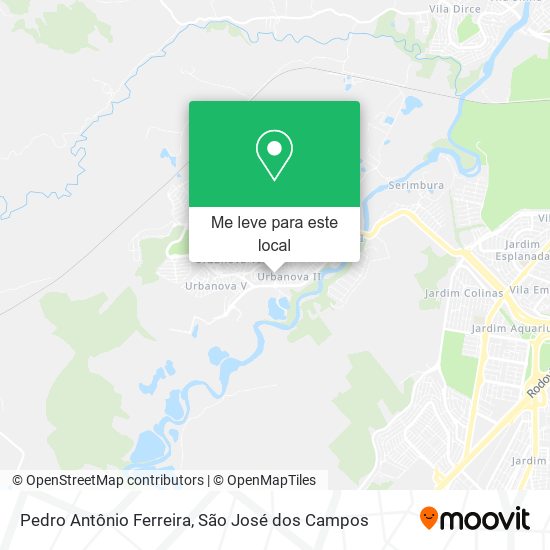 Pedro Antônio Ferreira mapa