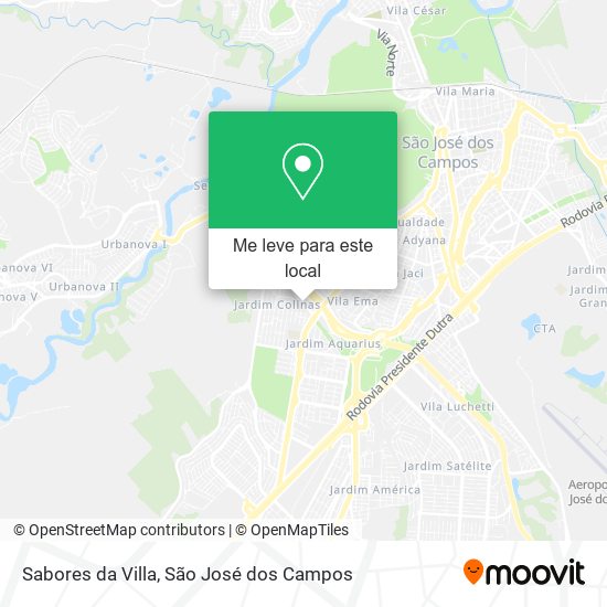 Sabores da Villa mapa