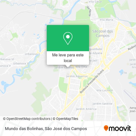 Mundo das Bolinhas mapa