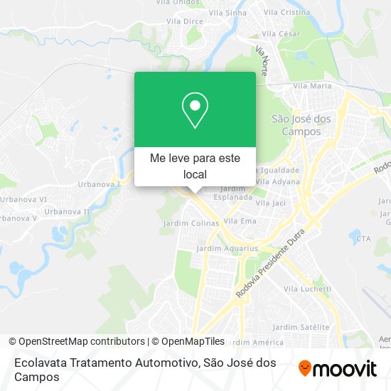 Ecolavata Tratamento Automotivo mapa