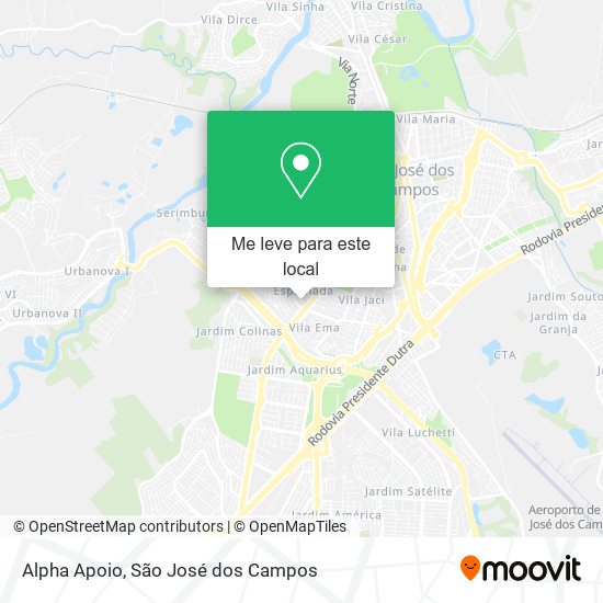 Alpha Apoio mapa