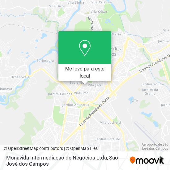 Monavida Intermediaçào de Negócios Ltda mapa