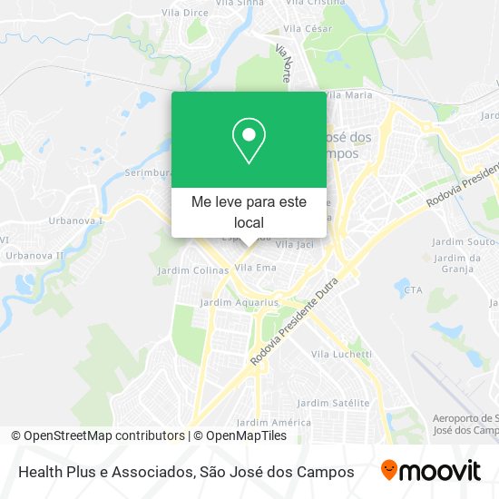 Health Plus e Associados mapa