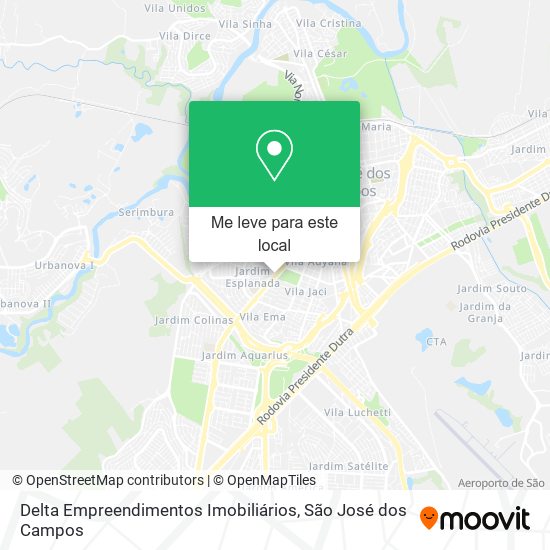 Delta Empreendimentos Imobiliários mapa