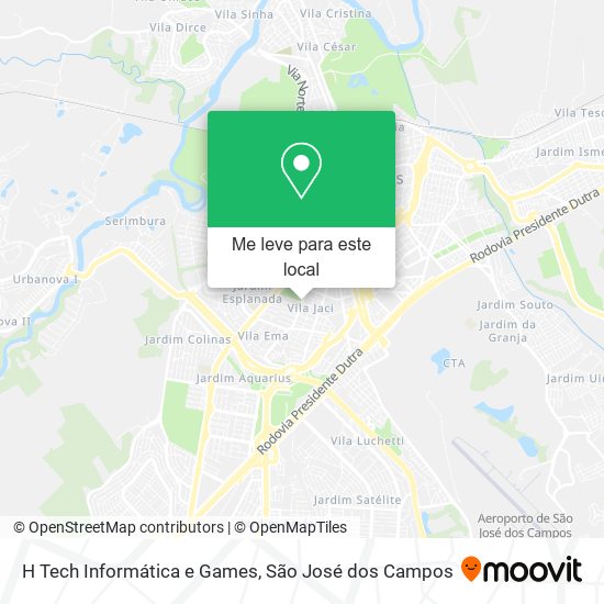 H Tech Informática e Games mapa