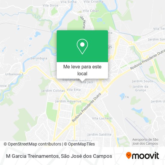 M Garcia Treinamentos mapa
