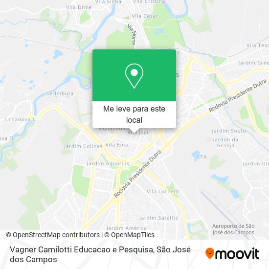 Vagner Camilotti Educacao e Pesquisa mapa