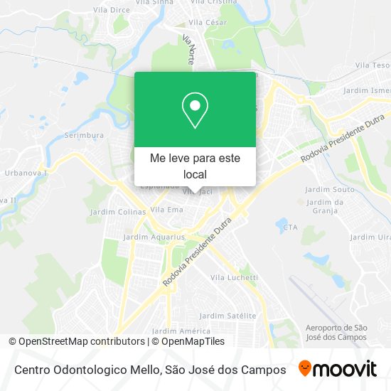 Centro Odontologico Mello mapa