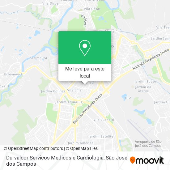 Durvalcor Servicos Medicos e Cardiologia mapa