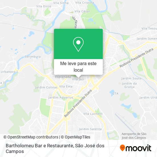 Bartholomeu Bar e Restaurante mapa