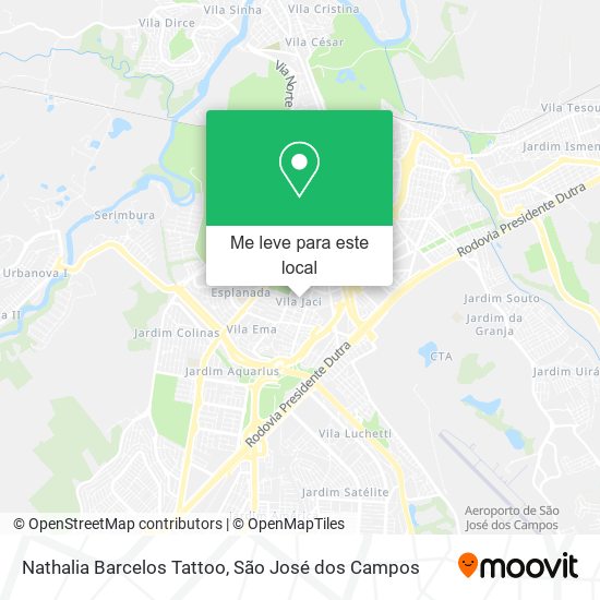 Nathalia Barcelos Tattoo mapa