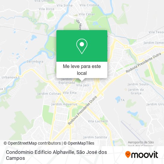 Condomínio Edifício Alphaville mapa