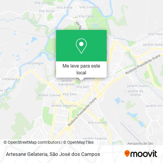 Artesane Gelateria mapa