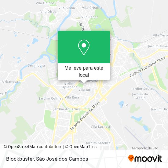 Blockbuster mapa