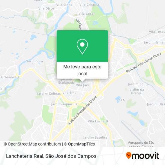 Lancheteria Real mapa