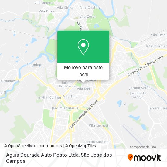 Aguia Dourada Auto Posto Ltda mapa