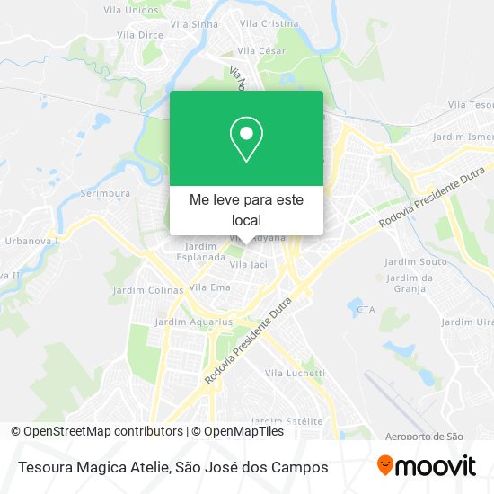 Tesoura Magica Atelie mapa