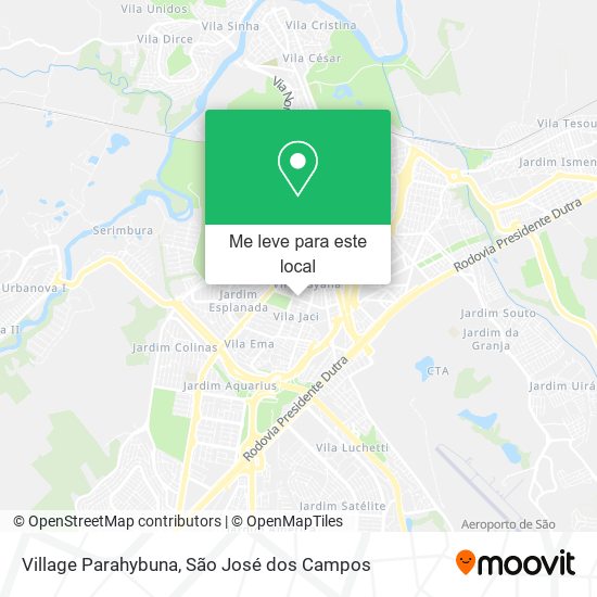 Village Parahybuna mapa