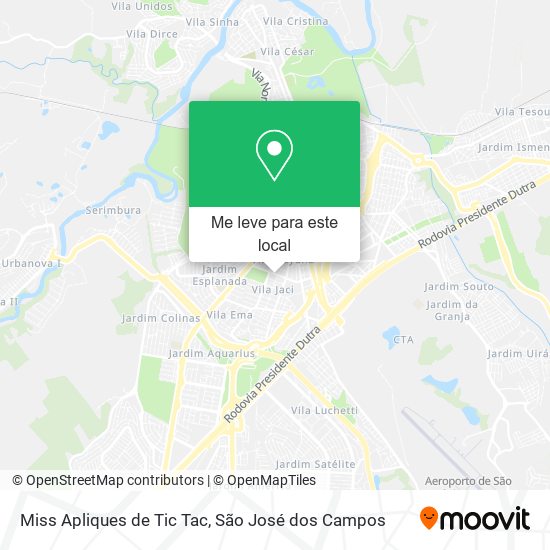 Miss Apliques de Tic Tac mapa