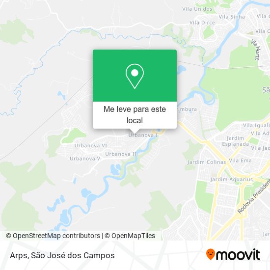 Arps mapa