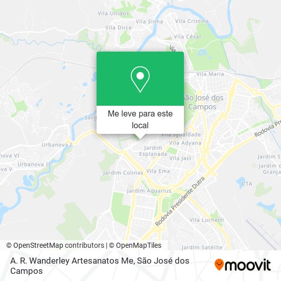 A. R. Wanderley Artesanatos Me mapa