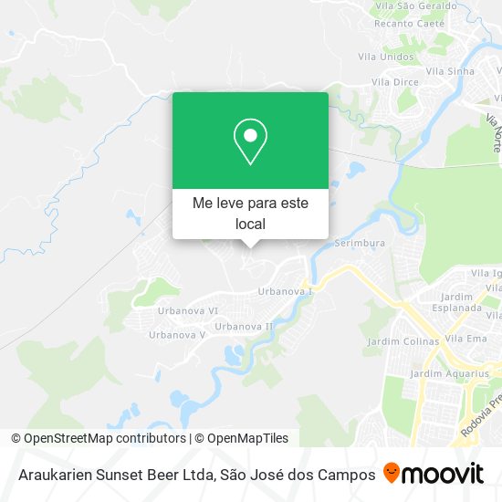 Araukarien Sunset Beer Ltda mapa