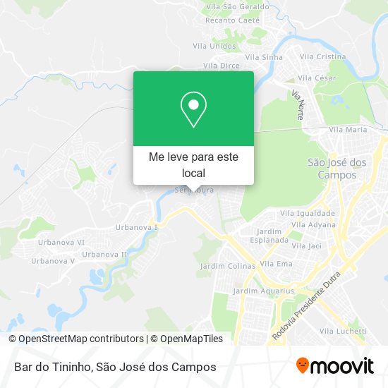 Bar do Tininho mapa