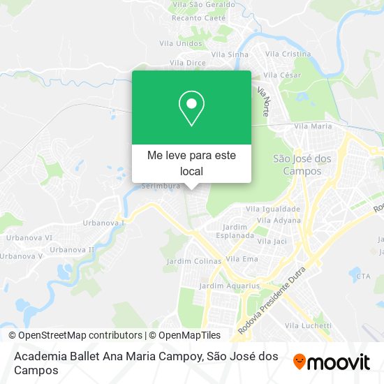 Academia Ballet Ana Maria Campoy mapa